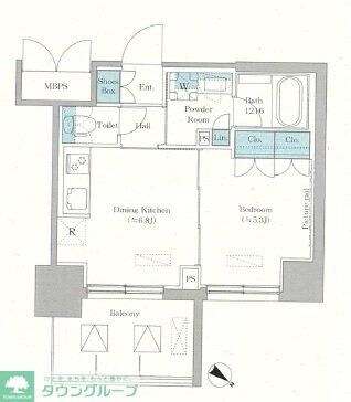 La Clair南浦和（ラクレールミナミウラワ）の物件間取画像