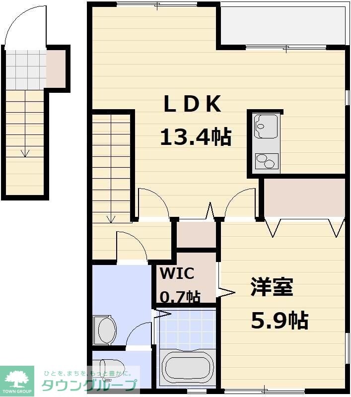 ハイツシェーンＶの物件間取画像