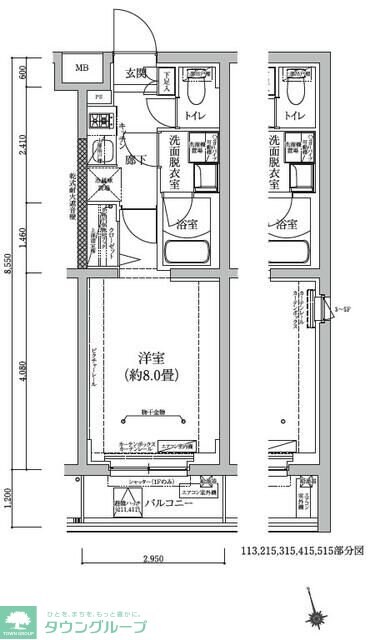 アイルグランデ川口の物件間取画像