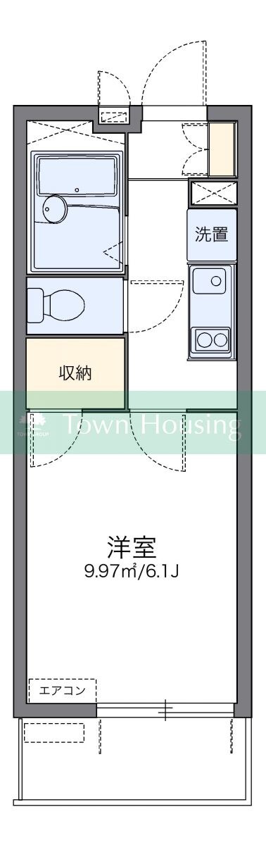 レオパレスフィオーレ船橋の物件間取画像