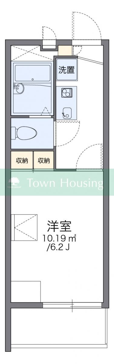 レオパレスアドミラブールの物件間取画像