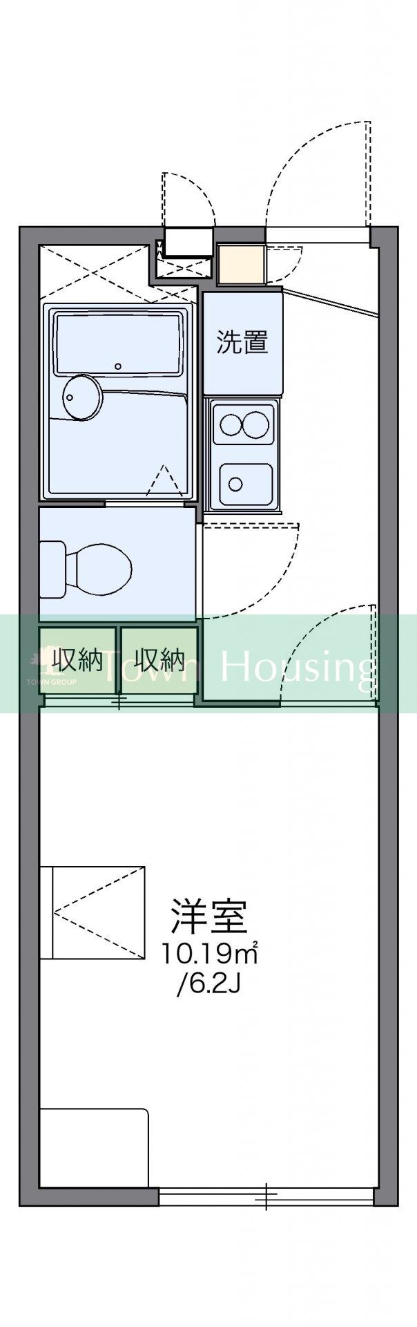 レオパレスサンハイムの物件間取画像