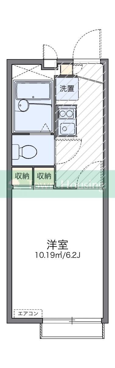 レオパレスアクアの物件間取画像