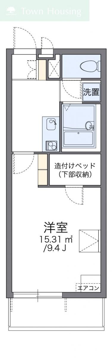 レオパレスバンリュの物件間取画像