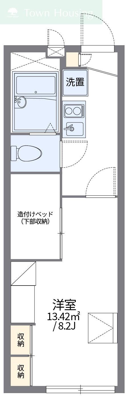 レオパレス桜の物件間取画像