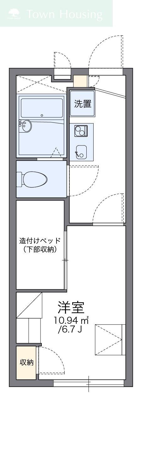 レオパレスマムトープの物件間取画像