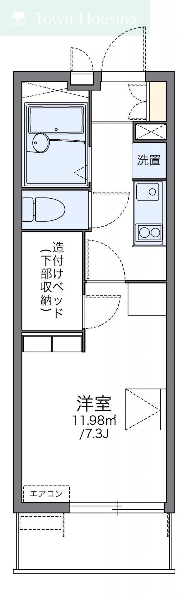 レオパレスエルムトゥプの物件間取画像