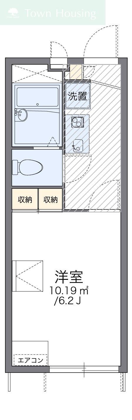 レオパレスアルカディアンの物件間取画像