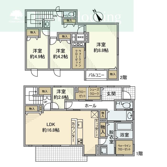 鬼高戸建の物件間取画像