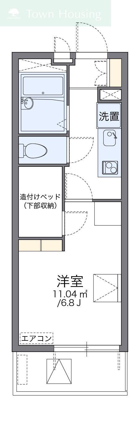 レオパレスグリーン　サカエの物件間取画像