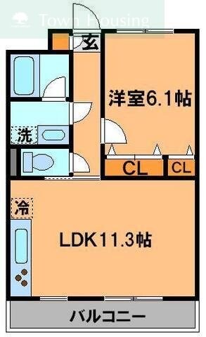 プライムヒルズの物件間取画像