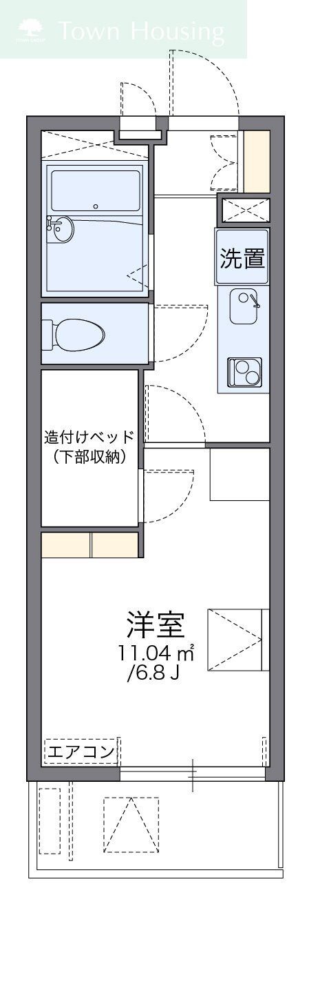 レオパレスグリーン　サカエの物件間取画像