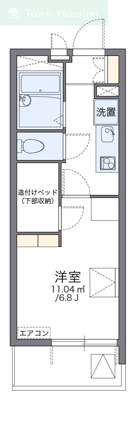 レオパレスグランティス　IVの物件間取画像