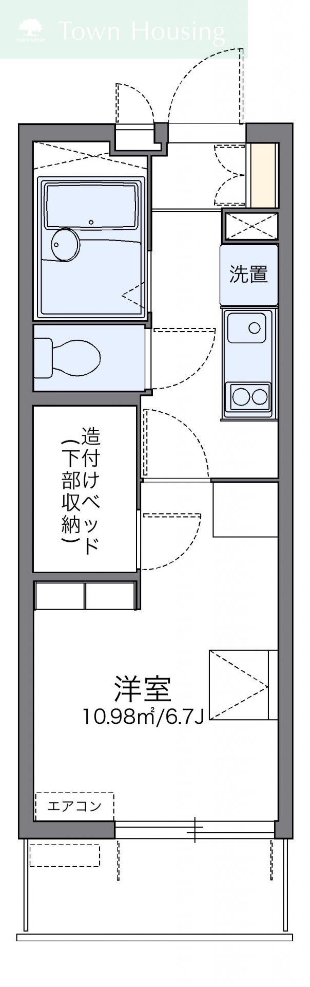 レオパレススカイアークの物件間取画像