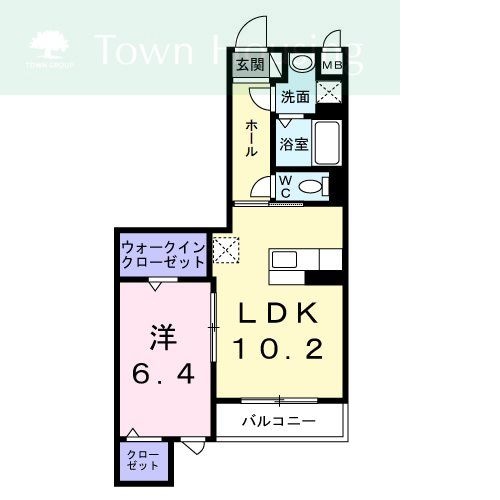 仮称；北栄３丁目マンションの物件間取画像