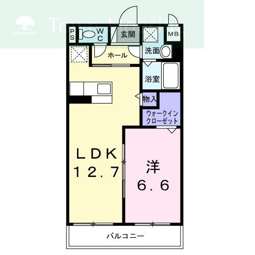 仮称；北栄３丁目マンションの物件間取画像