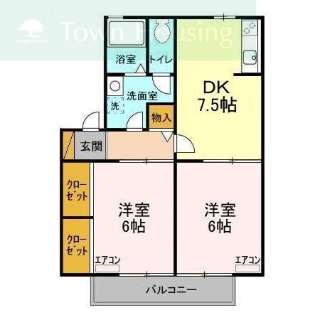 カサヴェールワコーの物件間取画像