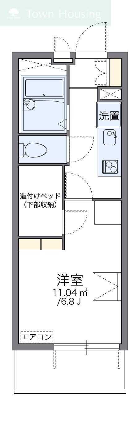 レオパレスソフィア　壱番館の物件間取画像