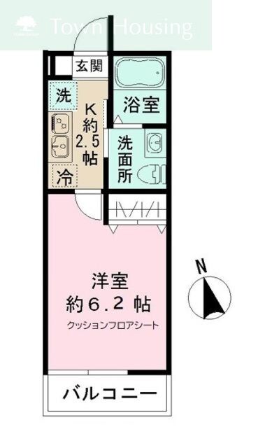 メゾンドアルクの物件間取画像