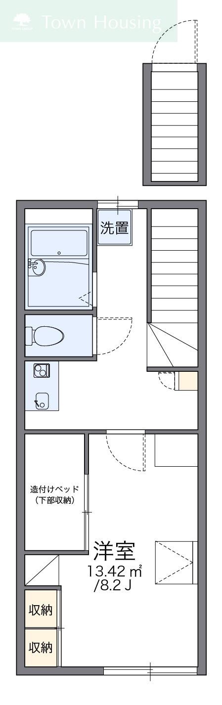 レオパレスサンリーブIIの物件間取画像