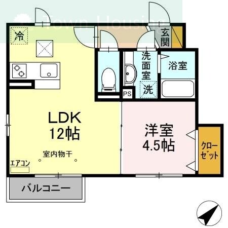 ディアコートの物件間取画像