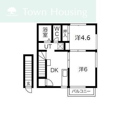 タウンハイツ幕張の物件間取画像