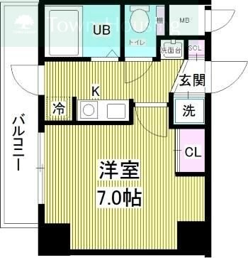 ＶＡＲＩＡＮＴ　Ｓ．の物件間取画像