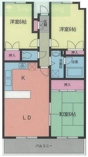 ルーラルタウン弐番館の物件間取画像