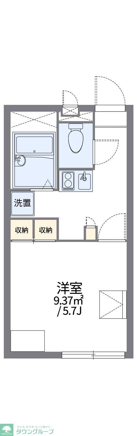 レオパレスＦｅｎｉｃｅの物件間取画像