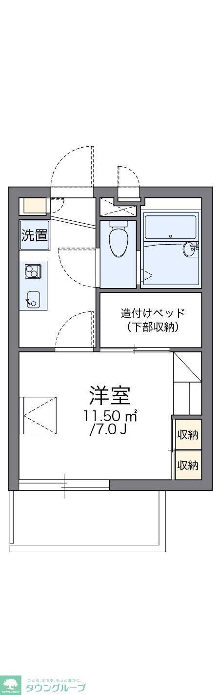 レオパレスＬｕｋｉａの物件間取画像