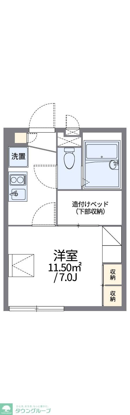 レオパレスメゾンド　ブーケの物件間取画像