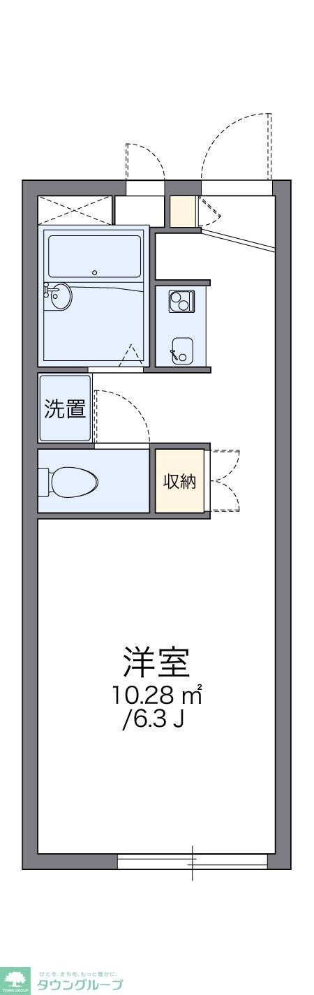 レオパレス三橋の物件間取画像