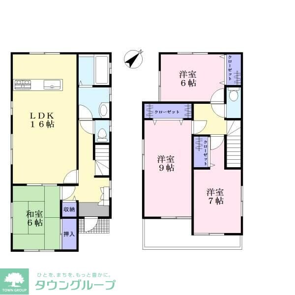 国府台貸家の物件間取画像