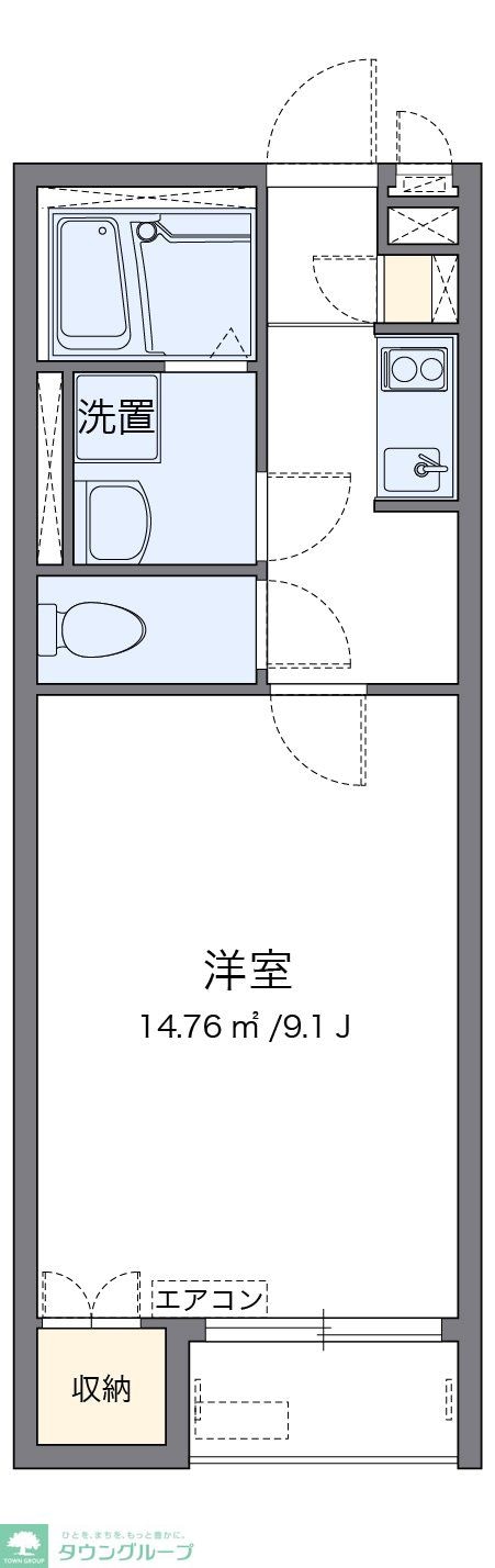 ミランダ桜荘の物件間取画像