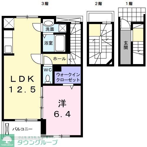 シトラス・ヴィレッジＡの物件間取画像