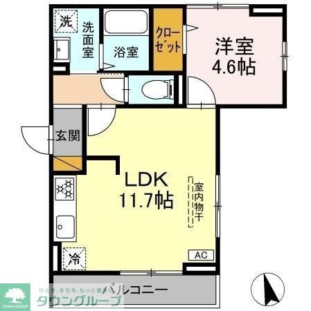 仮)D-ROOM新田5丁目の物件間取画像