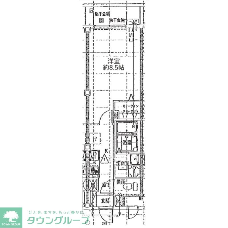 GENOVIA原木中山の物件間取画像