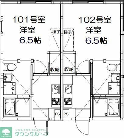 クロ　コートの物件間取画像