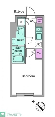 ラクラス南行徳の物件間取画像