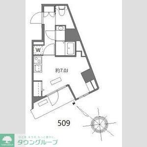 エヌステージ西船橋市川の物件間取画像