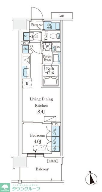 スカイグランデ津田沼の物件間取画像