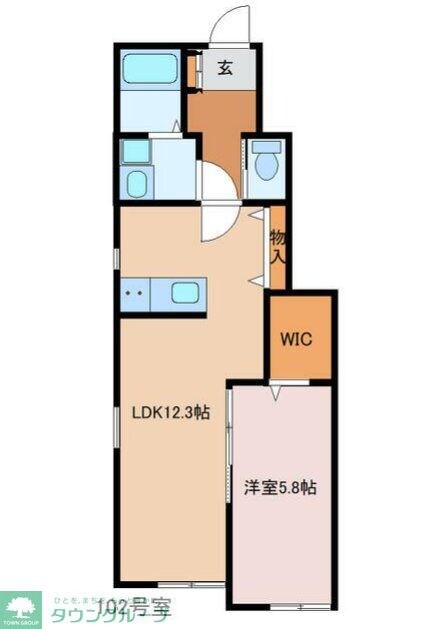 カーム宮久保Ａの物件間取画像