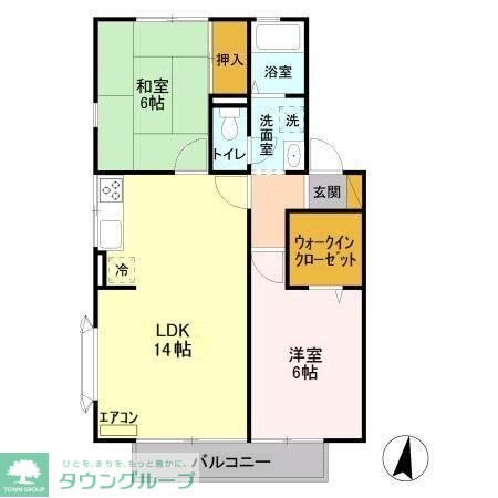 アークヒルズＩの物件間取画像