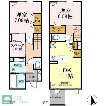 グラナーデ高井戸東の物件間取画像