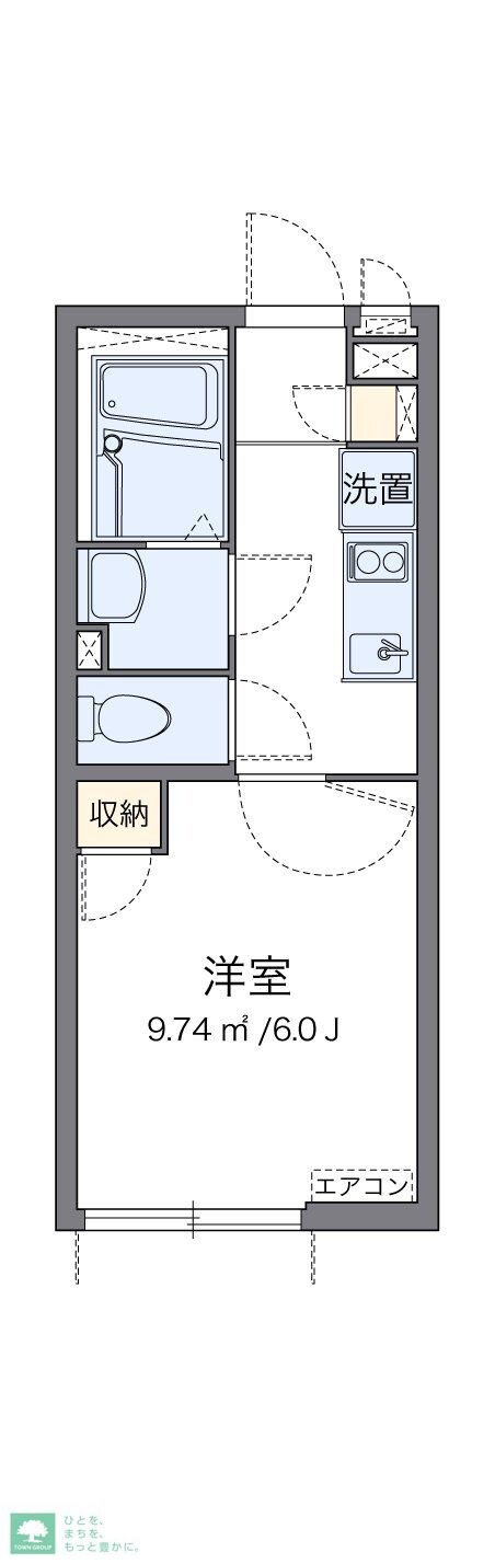 クレイノメイプルの物件間取画像