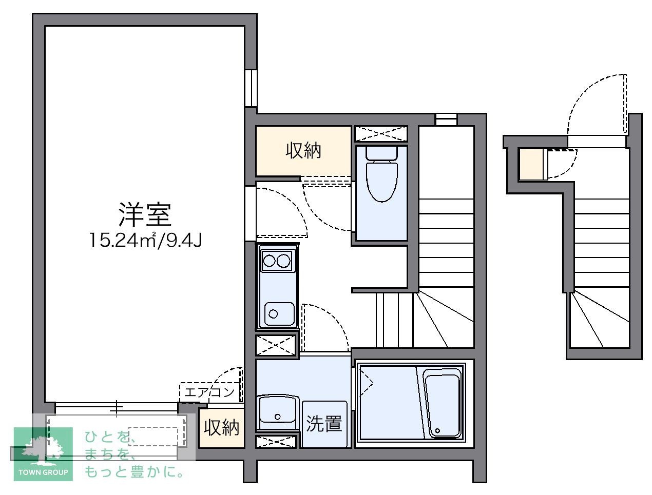 レオネクストＦＥＲＩＯ瀬田の物件間取画像