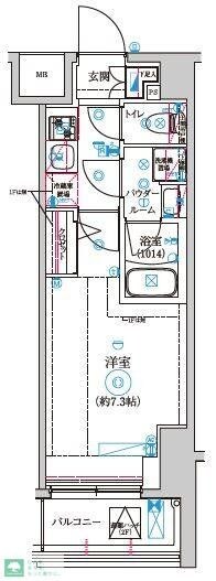 セジョリ高井戸IIの物件間取画像