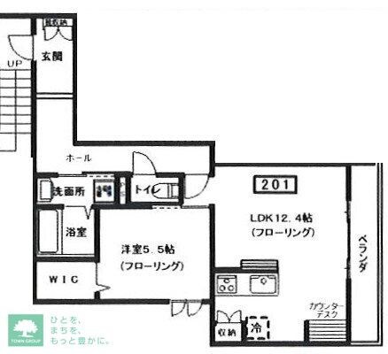 アリビオ桜新町の物件間取画像