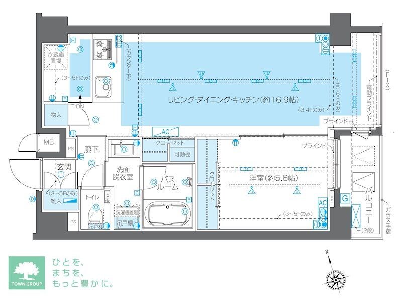 ZOOM広尾の物件間取画像