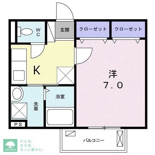 フロール　デ　セレッソの物件間取画像